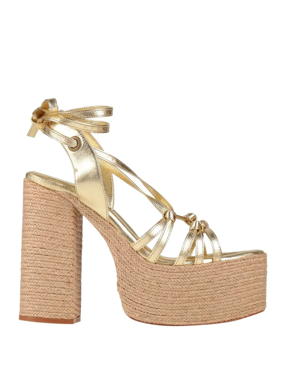 Paloma Barcelo Gold Espadrilles